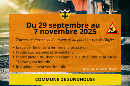 TRAVAUX RUE DE L'ENFER